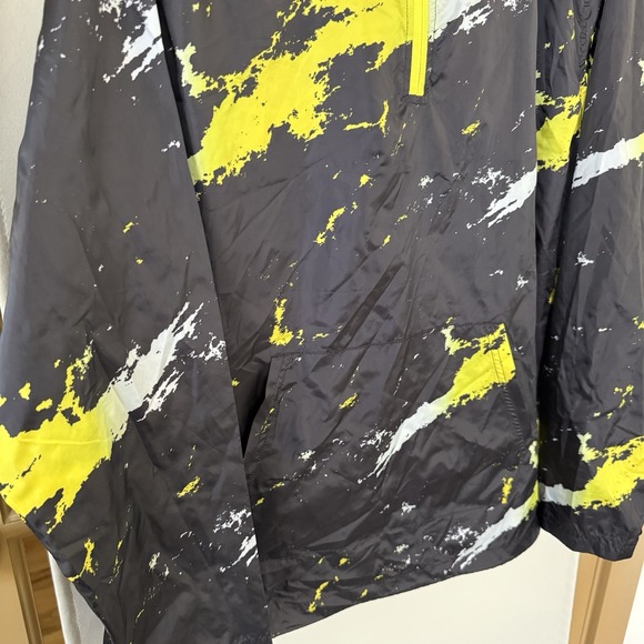 NBA Men's Medium 1/4 Quarter Zip Up Hooded Pullover Jacket Pockets - Picture 2 of 7